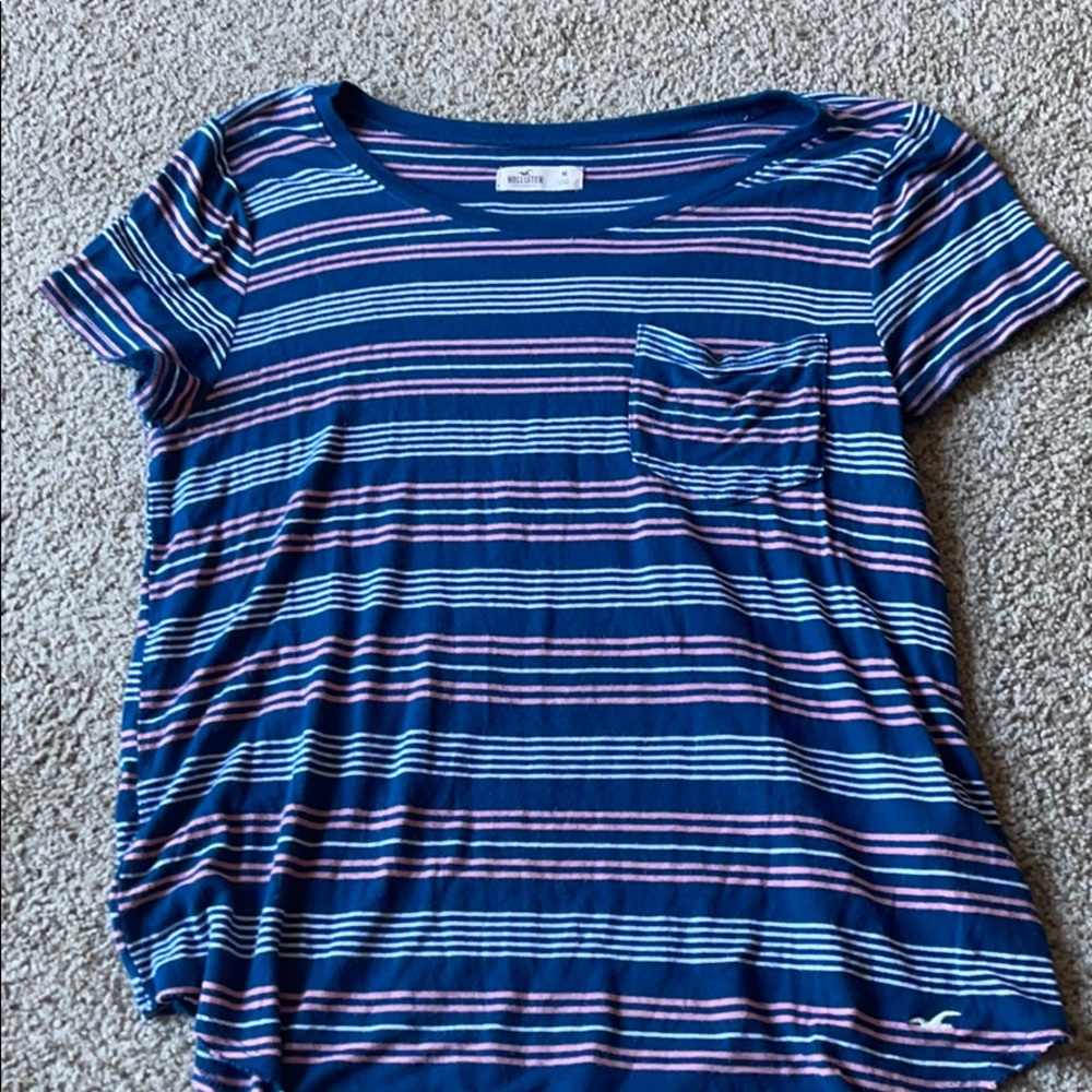 Striped Hollister Shirt sleeve top